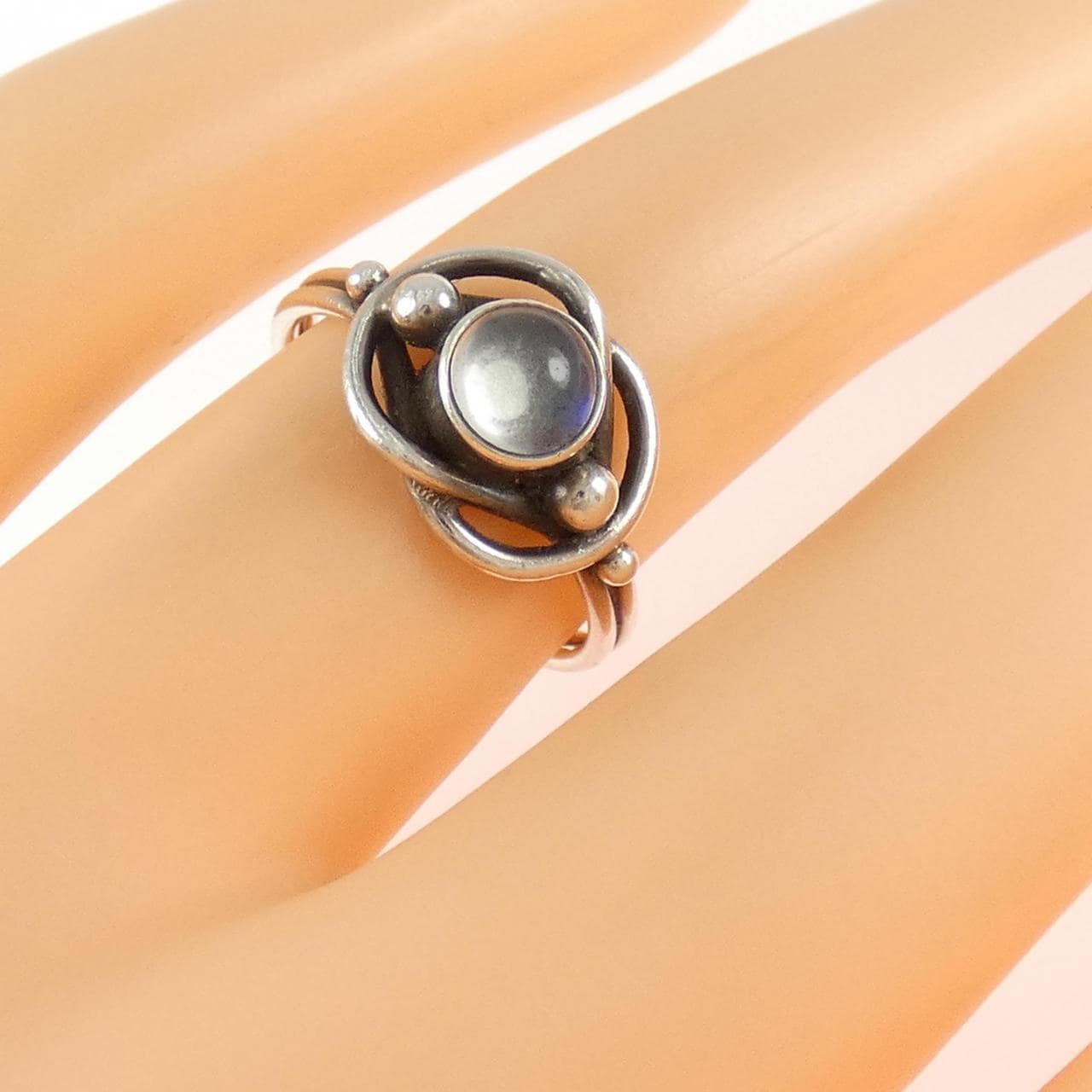 ジョージ ジェンセン ムーンストーン リング