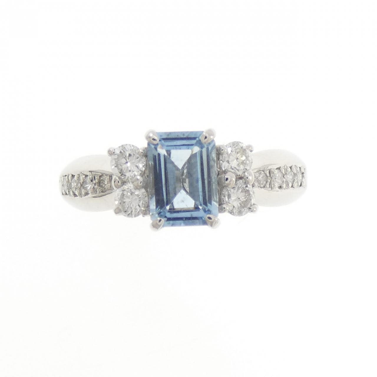PT900 アクアマリン リング 0.75CT