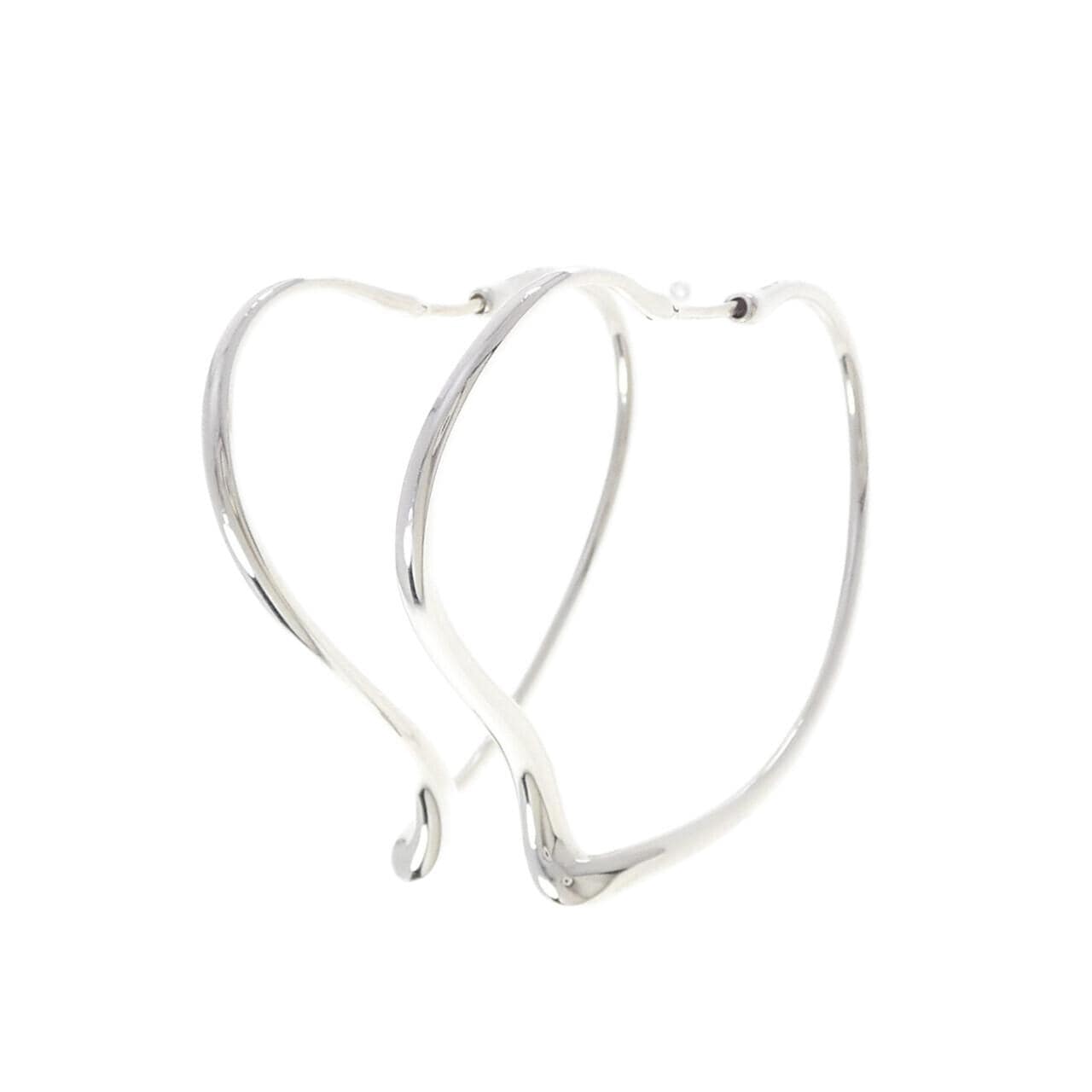 ティファニー オープン ハート フープ ピアス