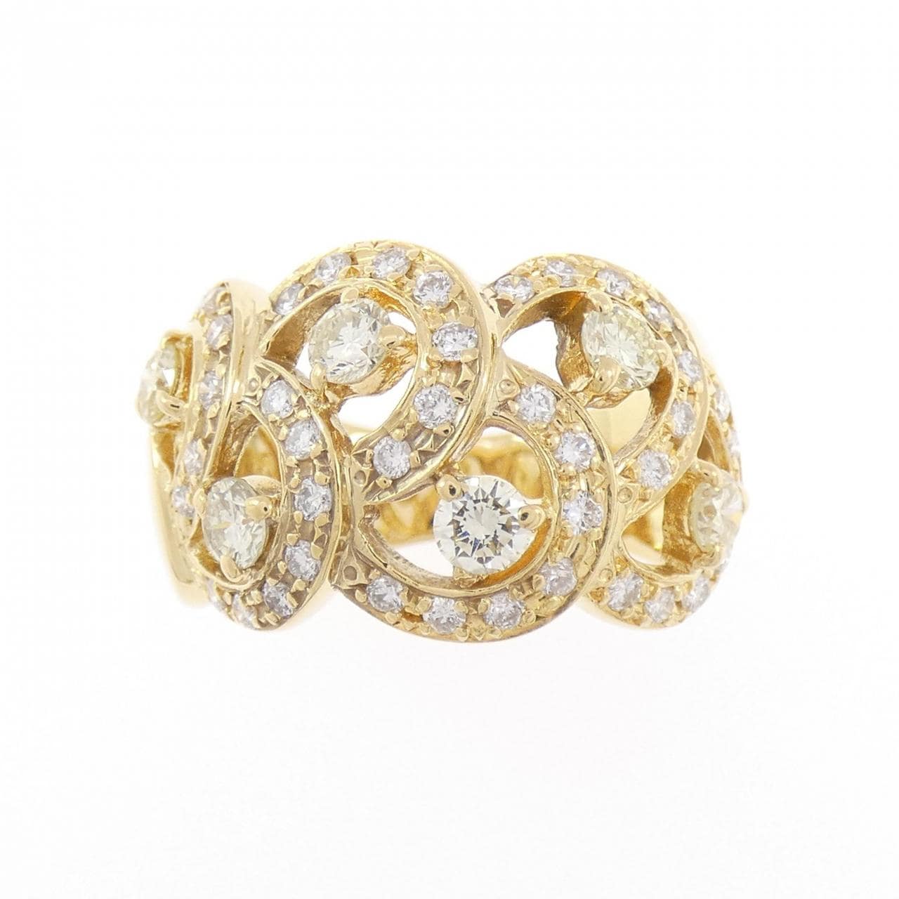 K18YG ダイヤモンド リング 1.15CT