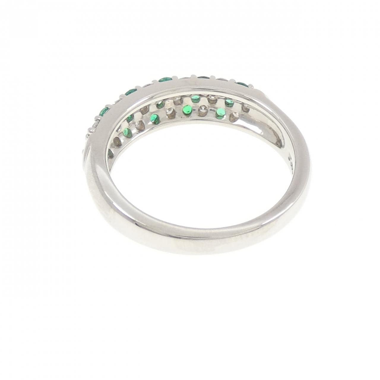 PT900 エメラルド リング 0.33CT