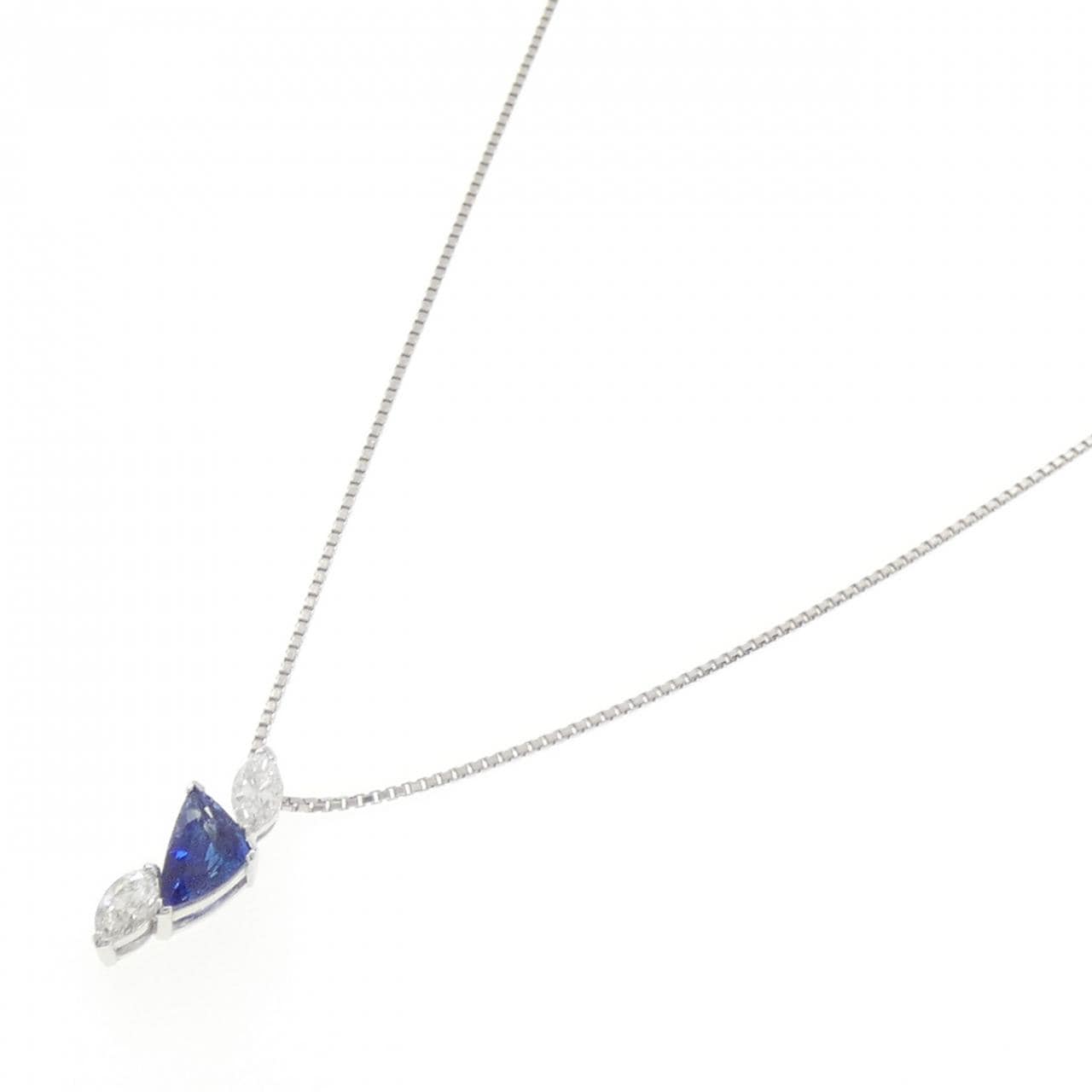 PT900/PT850 サファイヤ ネックレス 1.48CT