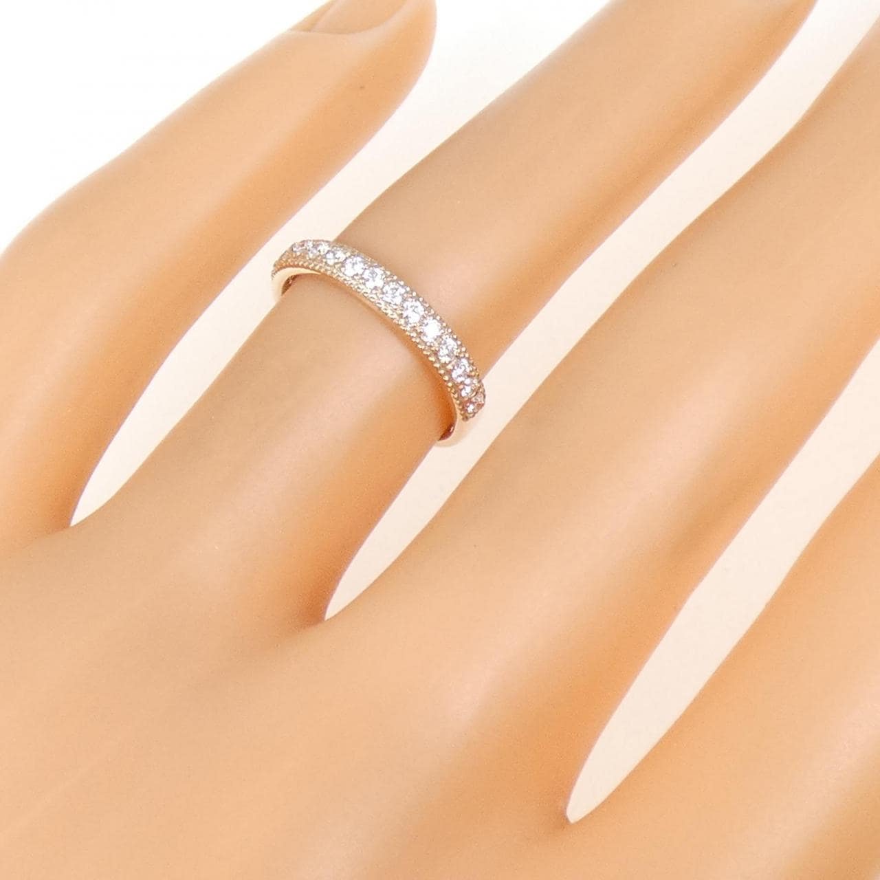 K18PG ダイヤモンド リング 0.22CT