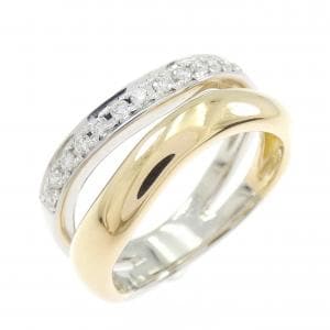 750YG/750WG ダイヤモンド リング 0.16CT