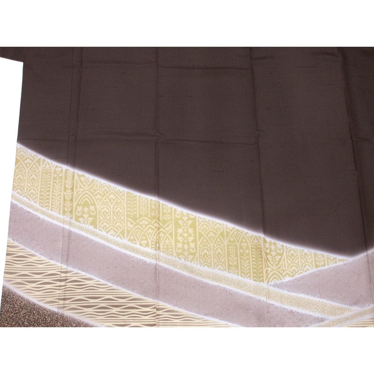 訪問着　身幅Ｌ寸【白山紬】