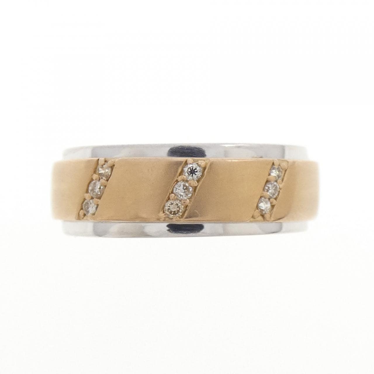 K18WG/K18PG ダイヤモンド リング 0.07CT