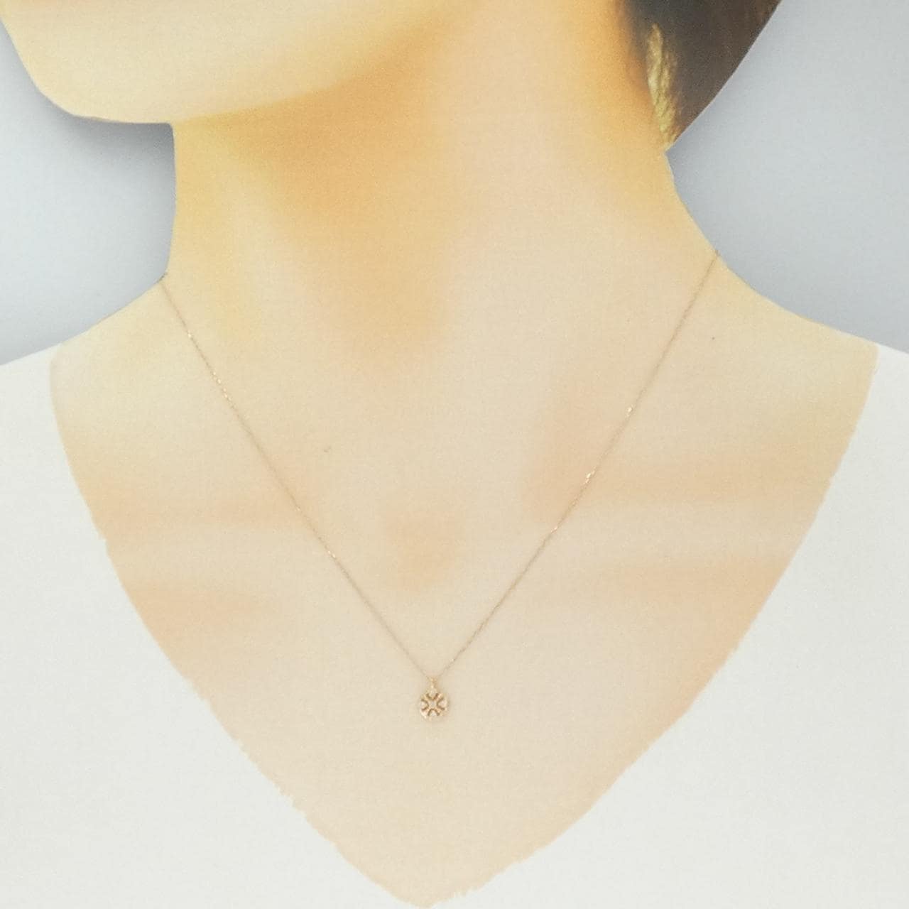 4゜C ダイヤモンド ネックレス