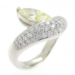 PT900 ダイヤモンド リング 1.081CT FLY I1 マーキスカット
