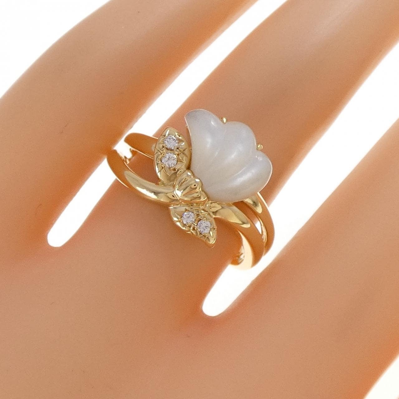 タサキ マザーオブパール リング