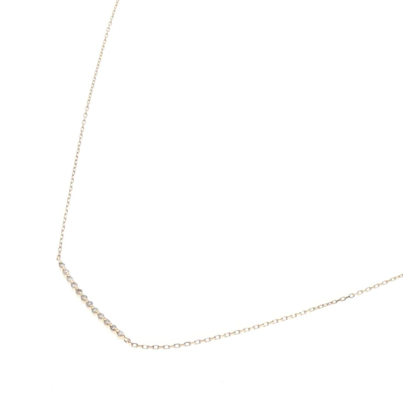 アガット ダイヤモンド ネックレス 0.06CT