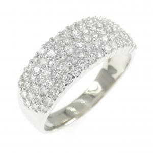 PT900 パヴェ ダイヤモンド リング 1.00CT