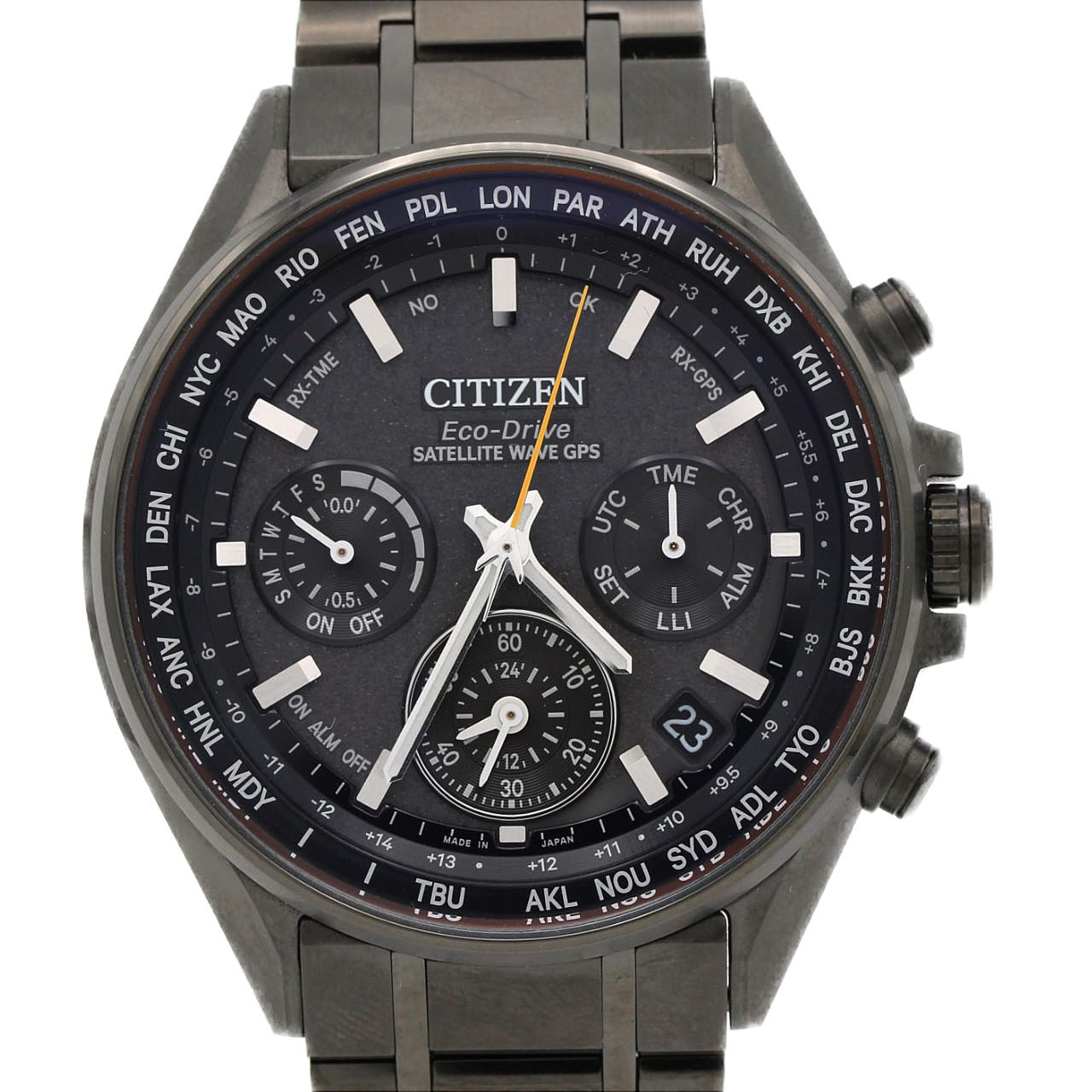シチズン アテッサ サテライトウエーブGPS 電波時計 F950-T024521/CC4004-58E TI ソーラークォーツ
