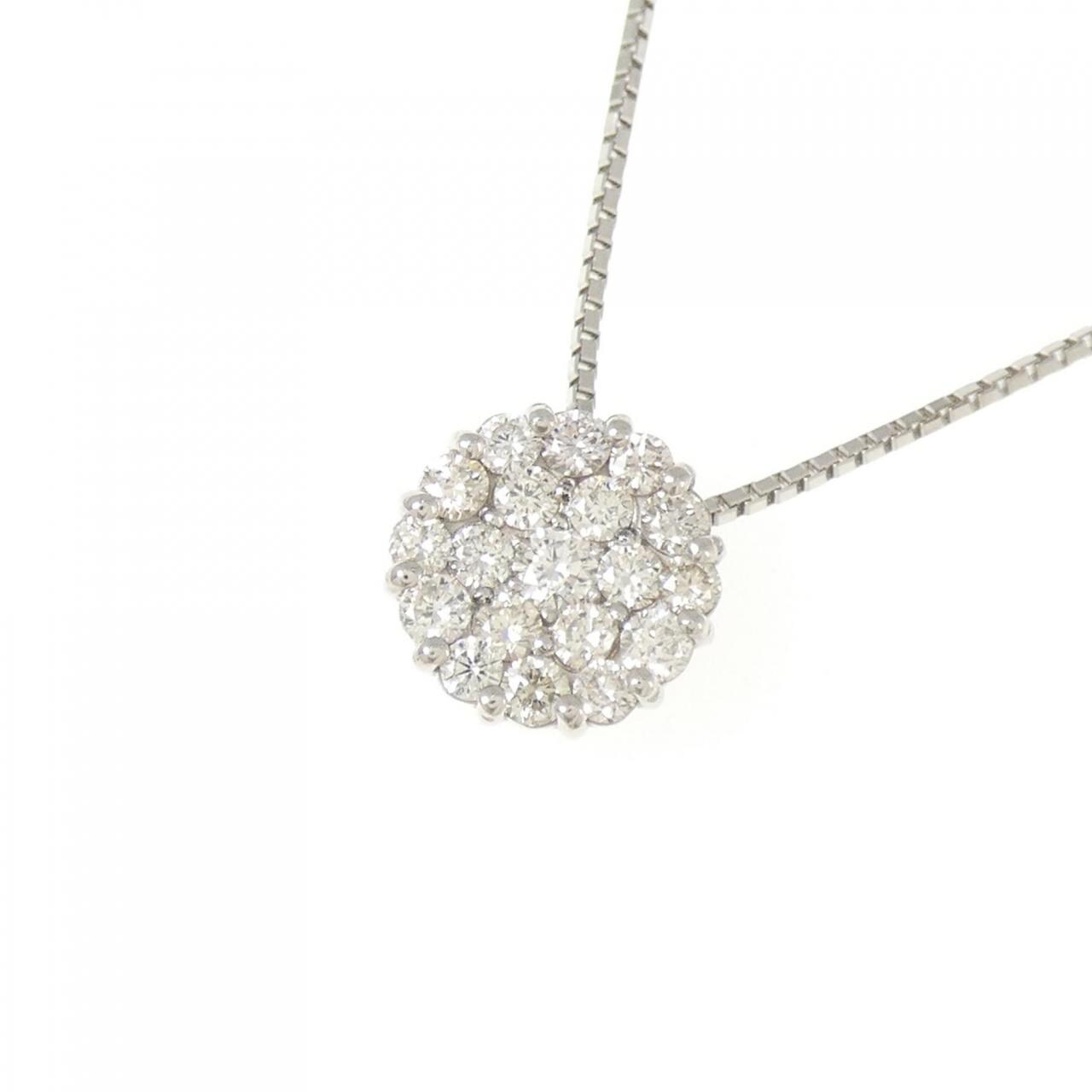 PT900/PT850 ダイヤモンド ネックレス 0.45CT