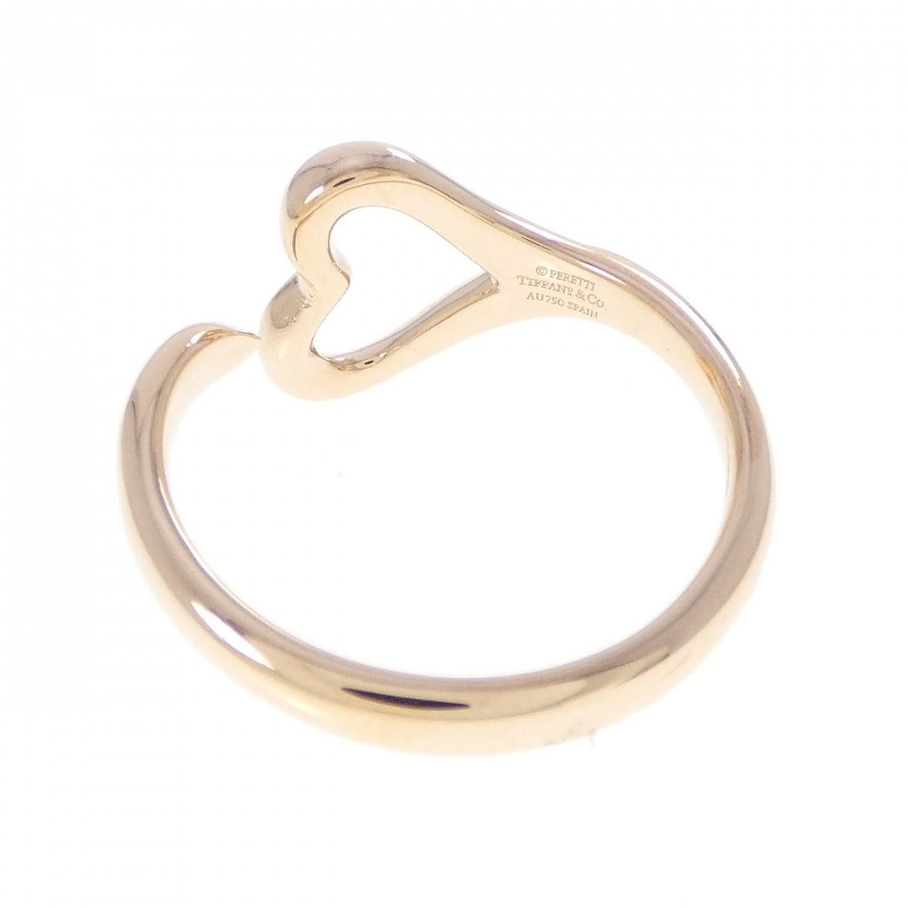 ティファニー オープンハート リング