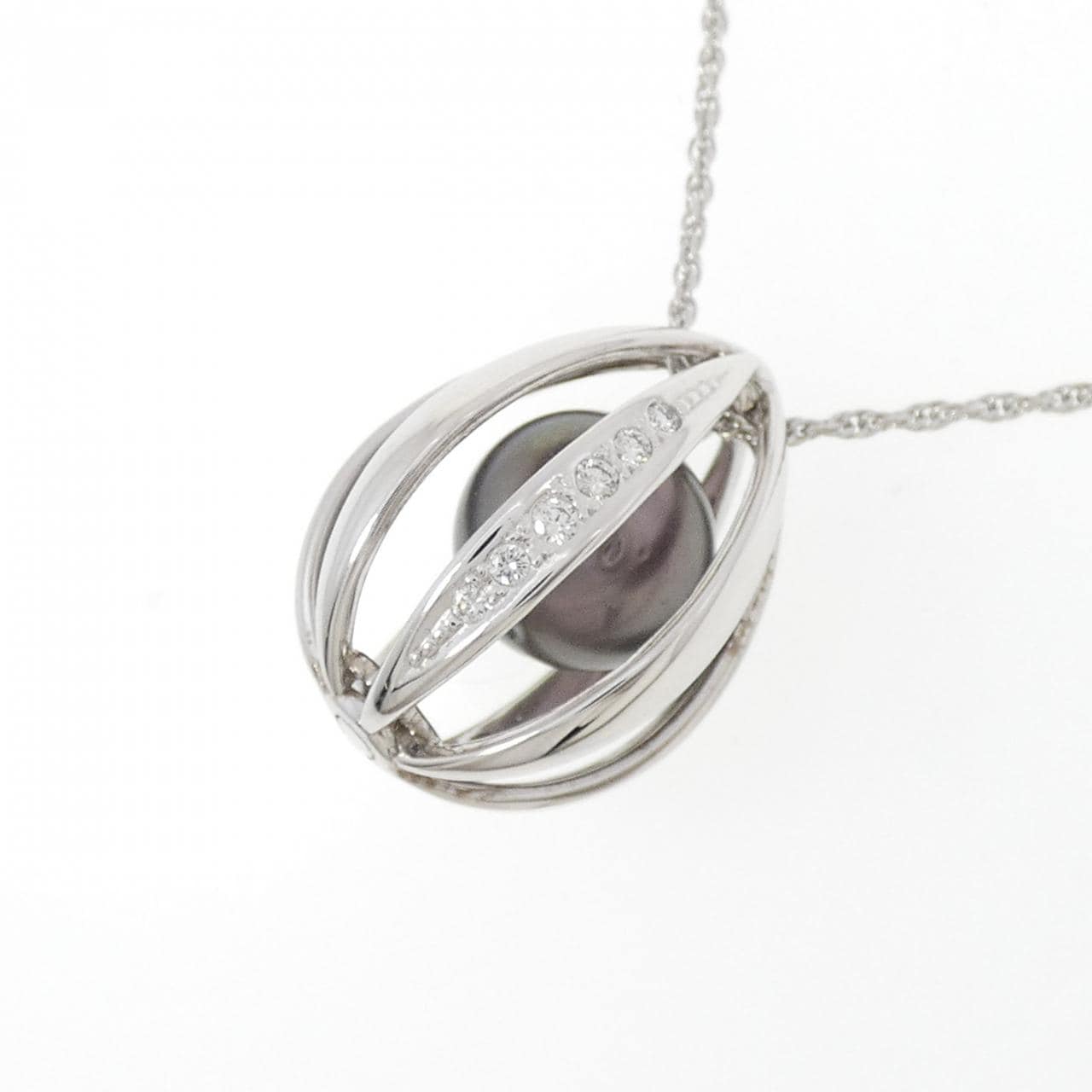 Tasaki Black Pearl Necklace 9.5mm