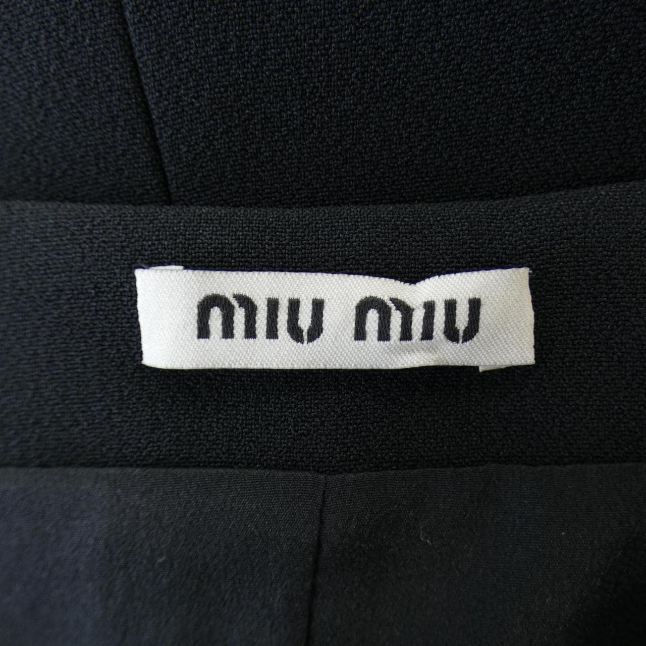MIU MIU Miu collarless jacket
