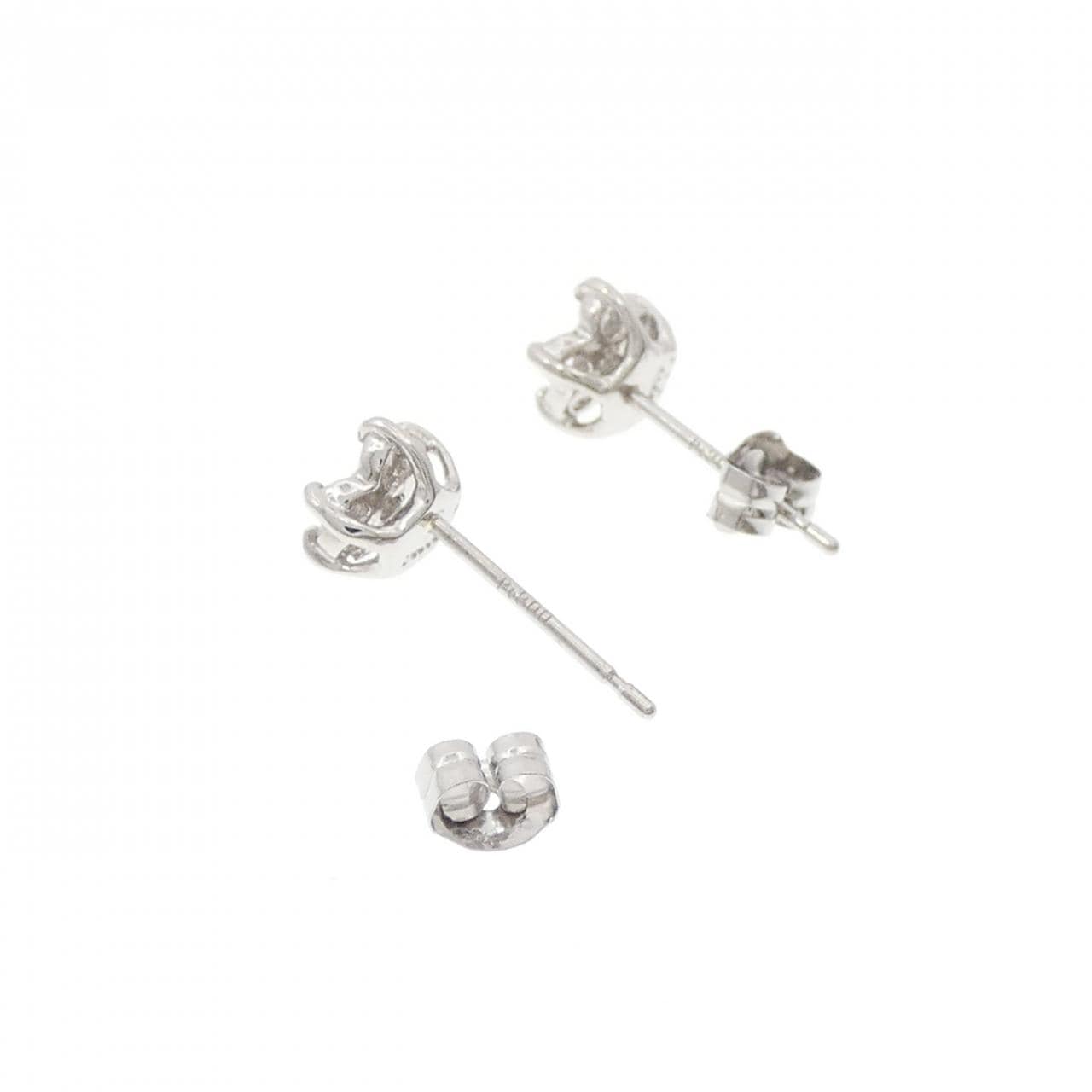 PT900 Flower Diamond Earrings 0.20CT