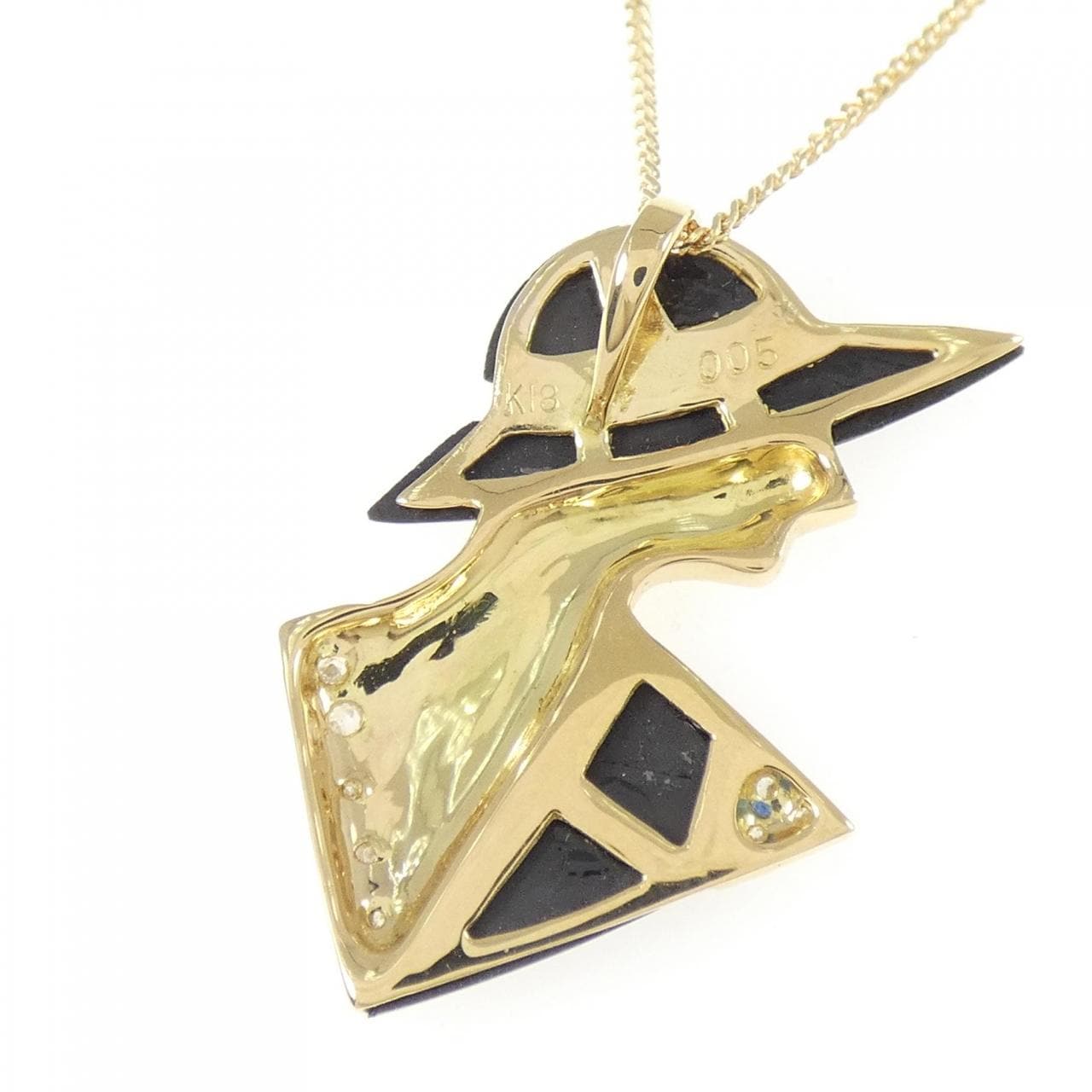 K18YG オニキス ネックレス