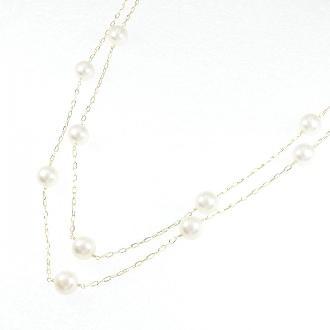 K18YG アコヤパール ネックレス