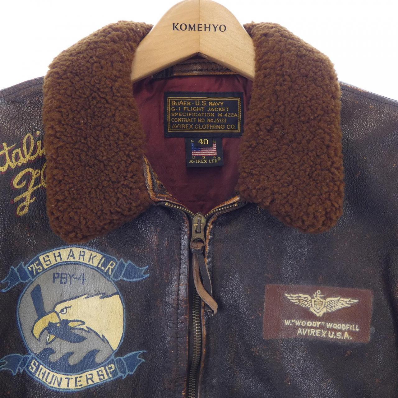 アヴィレックス AVIREX G-1 214795 レザージャケット