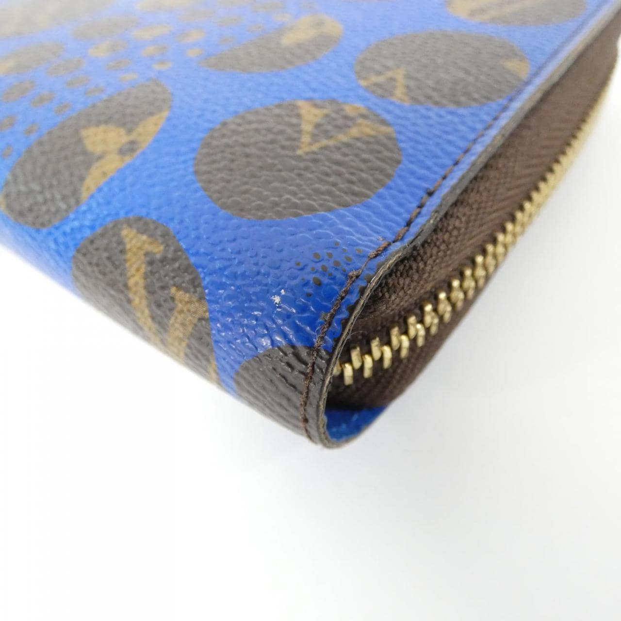 ルイヴィトン モノグラム パンプキンドット(ヤヨイクサマ) ジッピー ウォレット M60448 財布