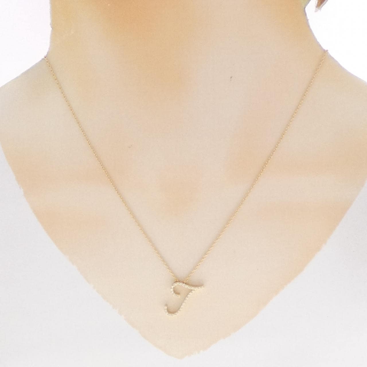 ポンテヴェキオ イニシャル ネックレス 0.15CT