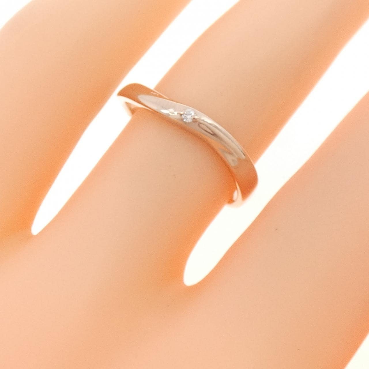 K10PG ダイヤモンド リング 0.01CT