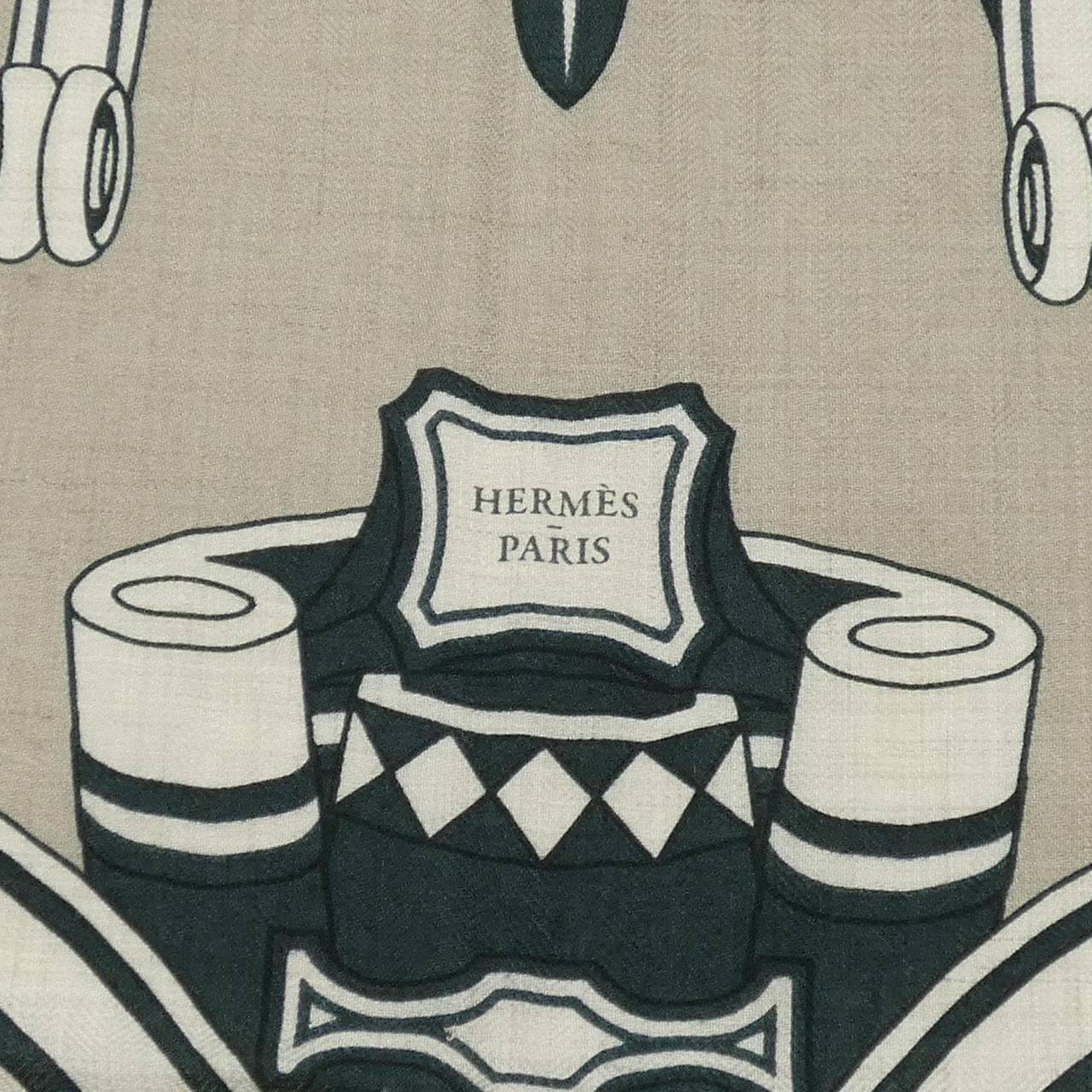 エルメス HERMES LES ROUES DE PHAETON BANDANA H244170S カレジェアン140 ショール
