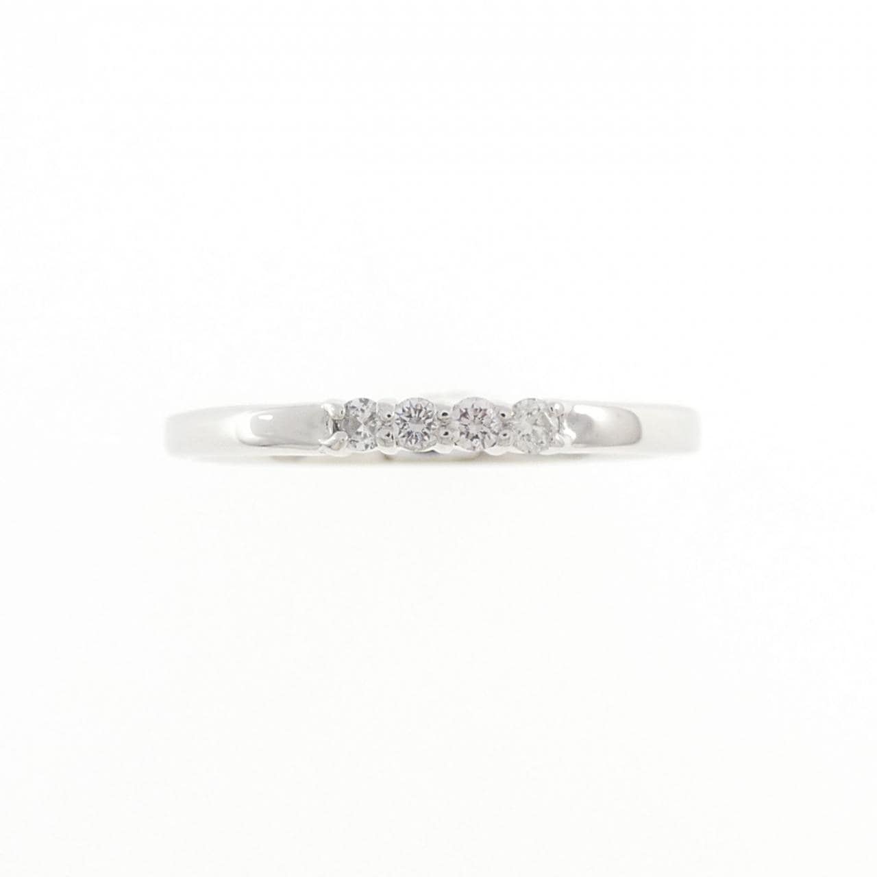 K14WG ダイヤモンド リング 0.08CT
