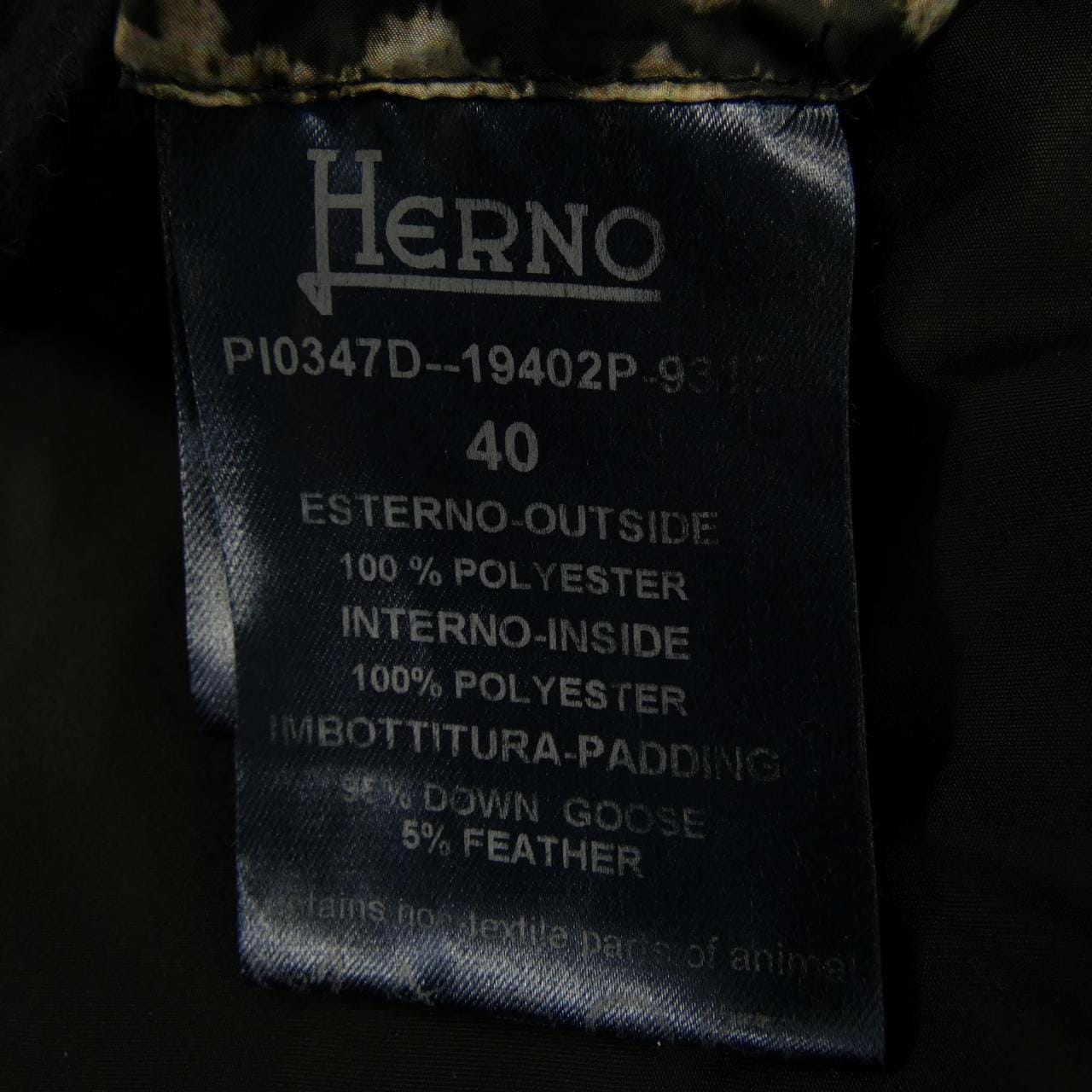 ヘルノ Herno P10347D ダウンジャケット