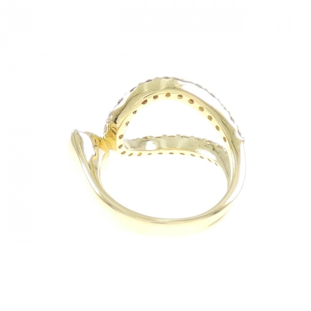 K18YG ダイヤモンド ピンキー リング 0.64CT