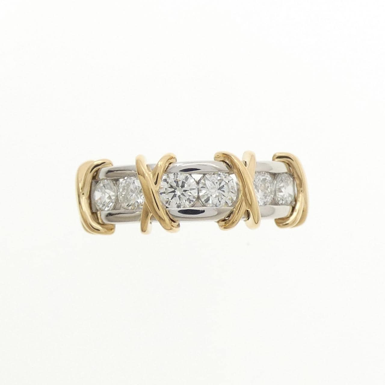 PT900/K18YG ダイヤモンド リング 0.54CT