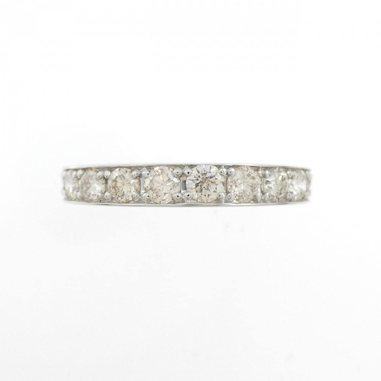 PT900 ハーフエタニティ ダイヤモンド リング 1.00CT