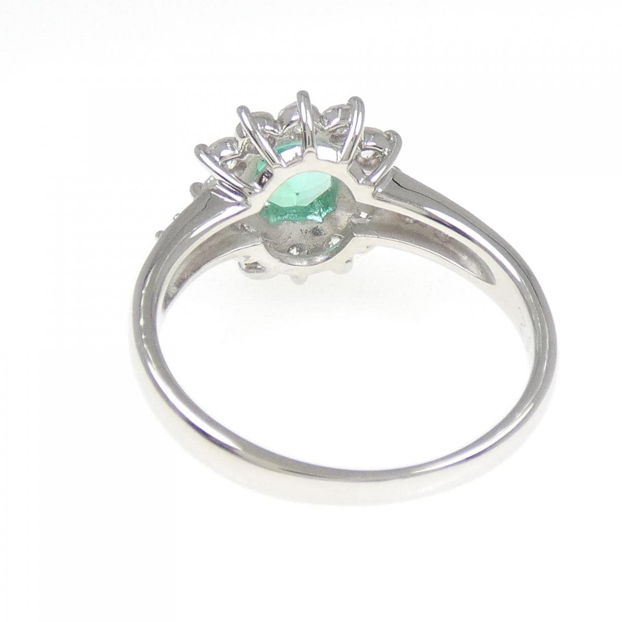 PT900 エメラルド リング 0.64CT