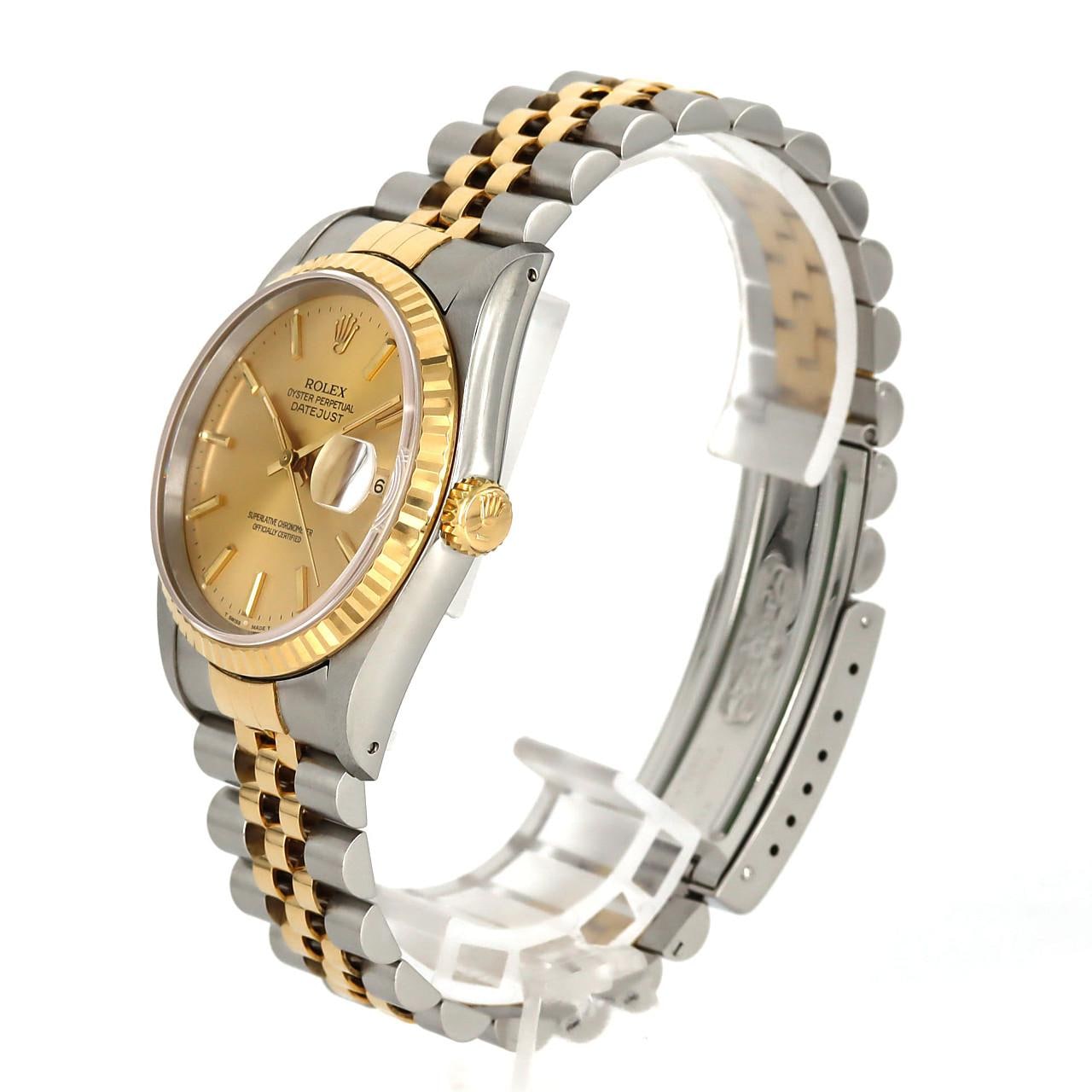 ROLEX Datejust 16233 SSxYG自動上弦X 編號