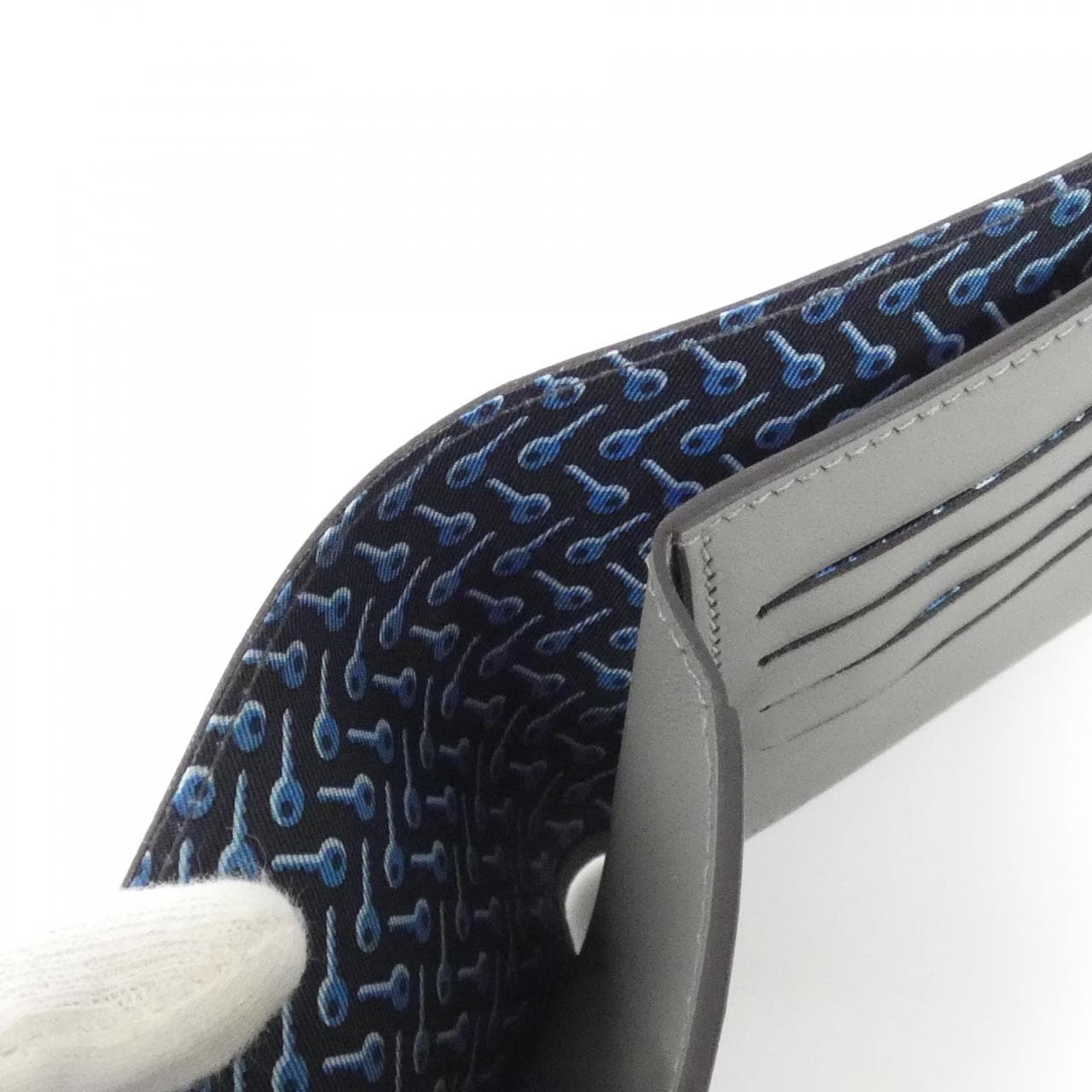 【未使用品】エルメス CLOCHETTE シチズン ツイル コンパクト 082505CA 札入れ