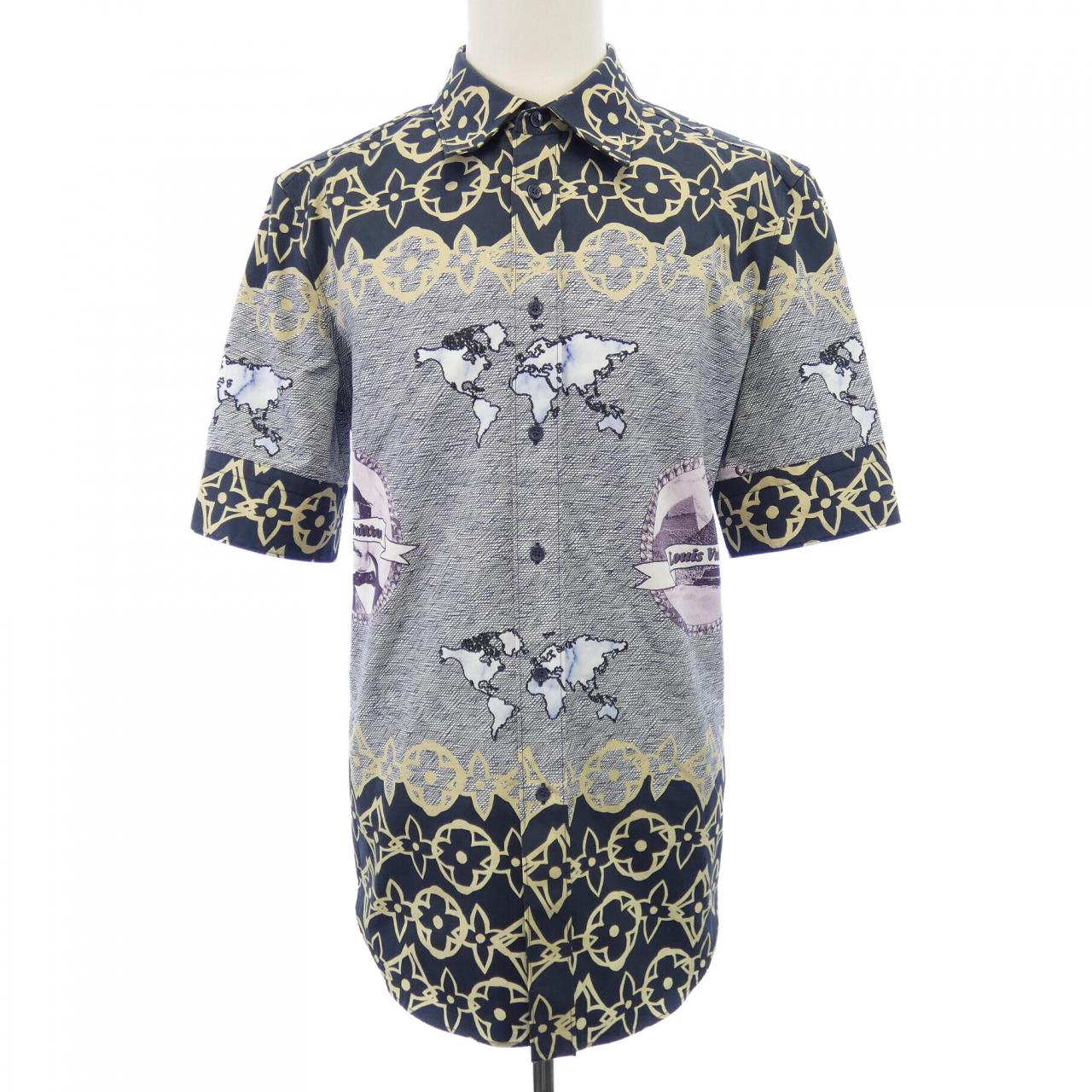 ルイヴィトン LOUIS VUITTON LVワックスショートスリーブシャツ HLS72WFS8 S/Sシャツ