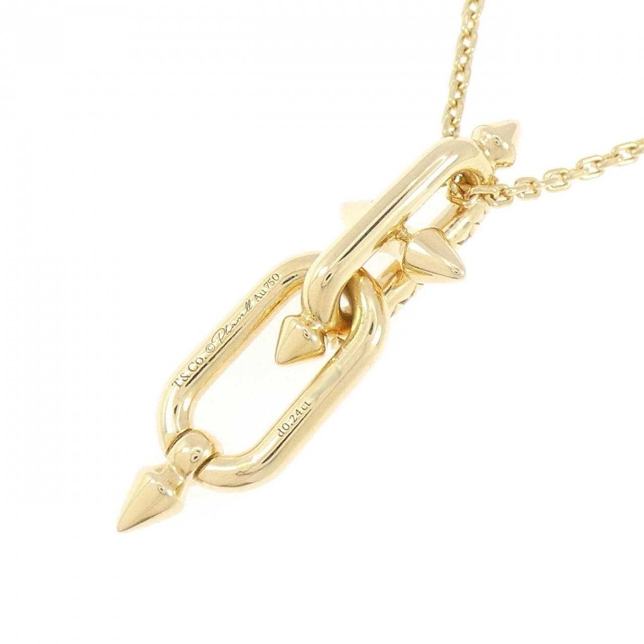ティファニー タイタン ネックレス 0.24CT