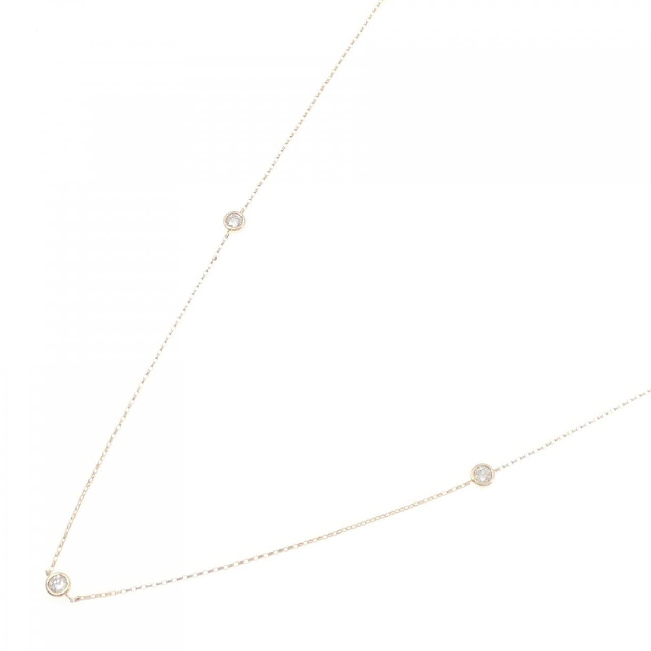 K18YG ダイヤモンド ネックレス 1.00CT