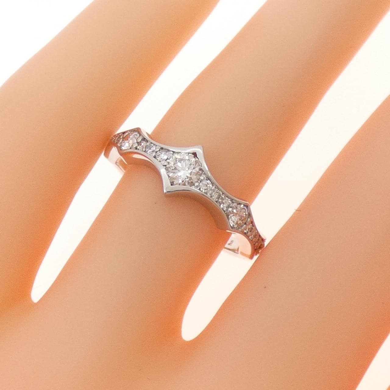PT900 ダイヤモンド リング 0.52CT