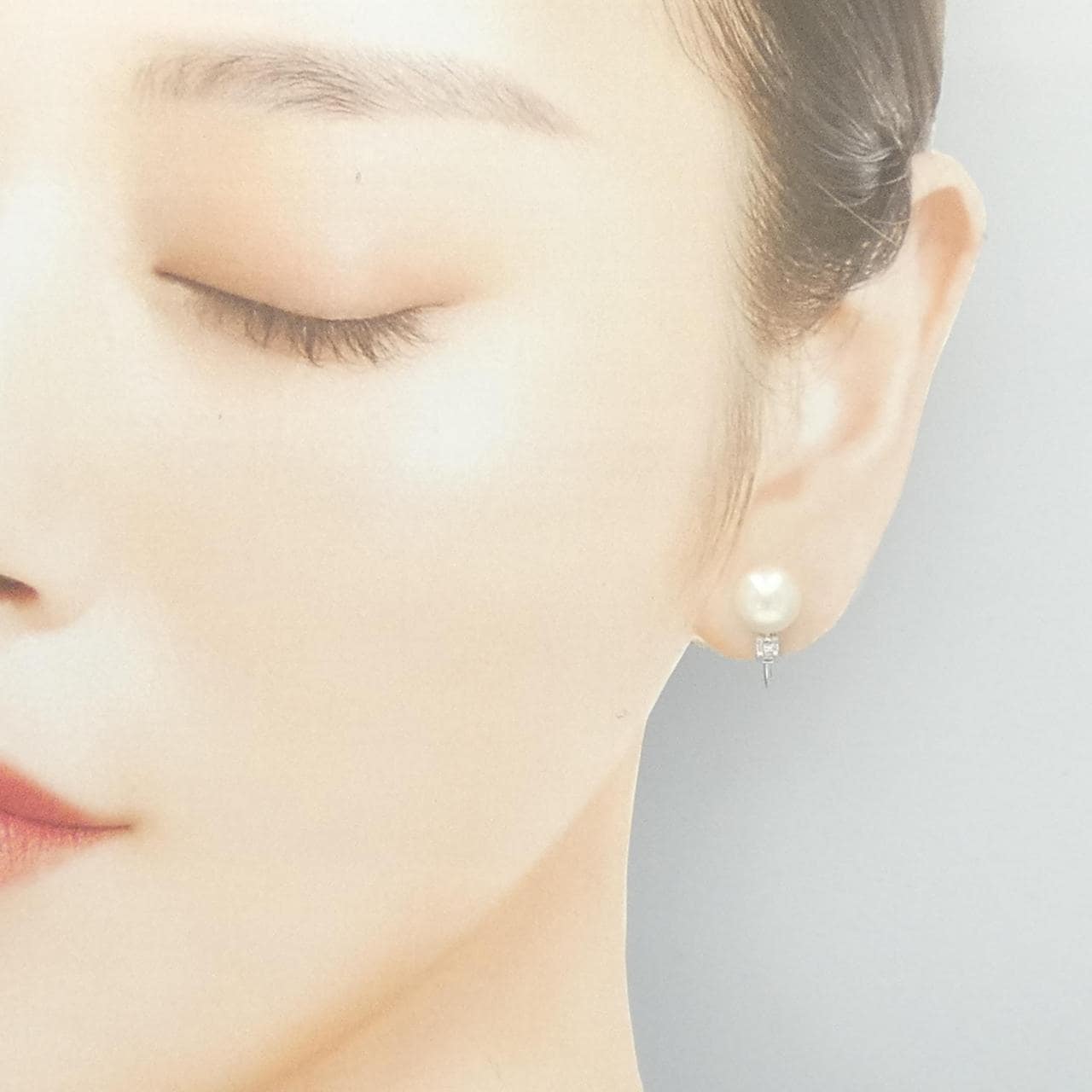 K14WG アコヤパール イヤリング 8.4mm