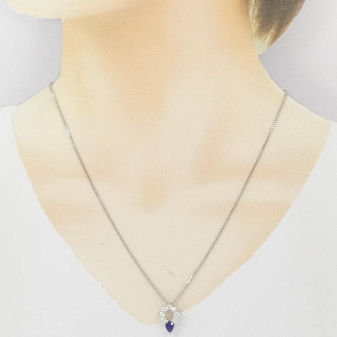 PT900/PT850蓝宝石项链0.57CT