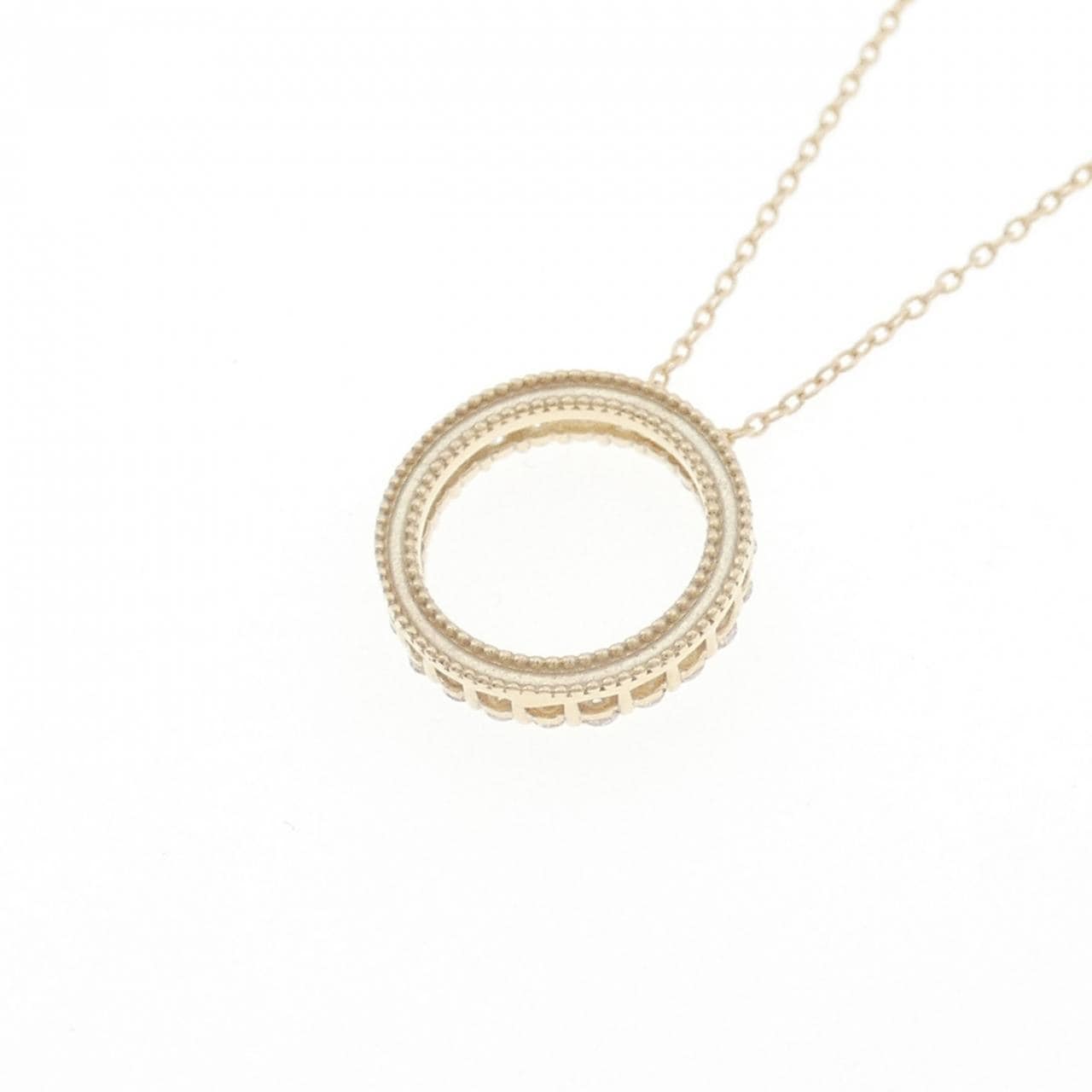【リメイク】K10YG ダイヤモンド ネックレス 0.30CT