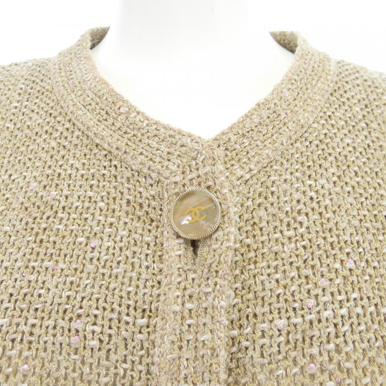 シャネル CHANEL P53061V39575 16C ノーカラージャケット