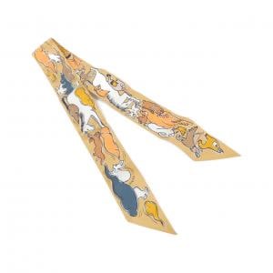 エルメス MILLE ET UN LAPINS ツイリー 064007S スカーフ