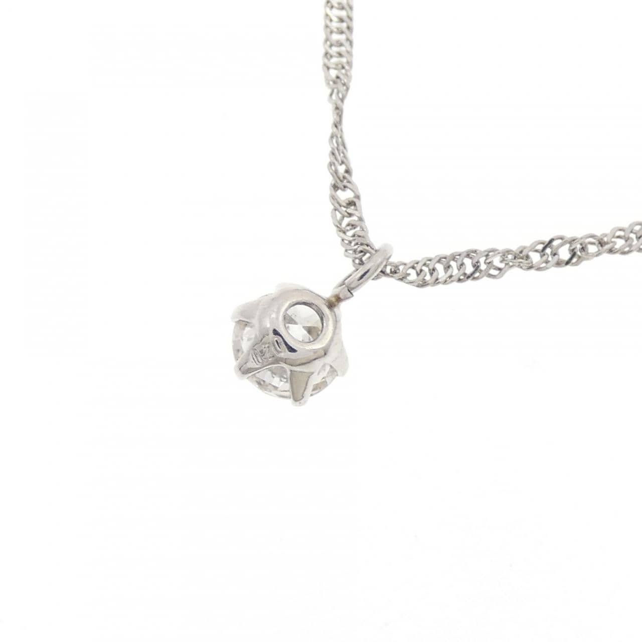 PT850 ソリティア ダイヤモンド ネックレス 0.20CT