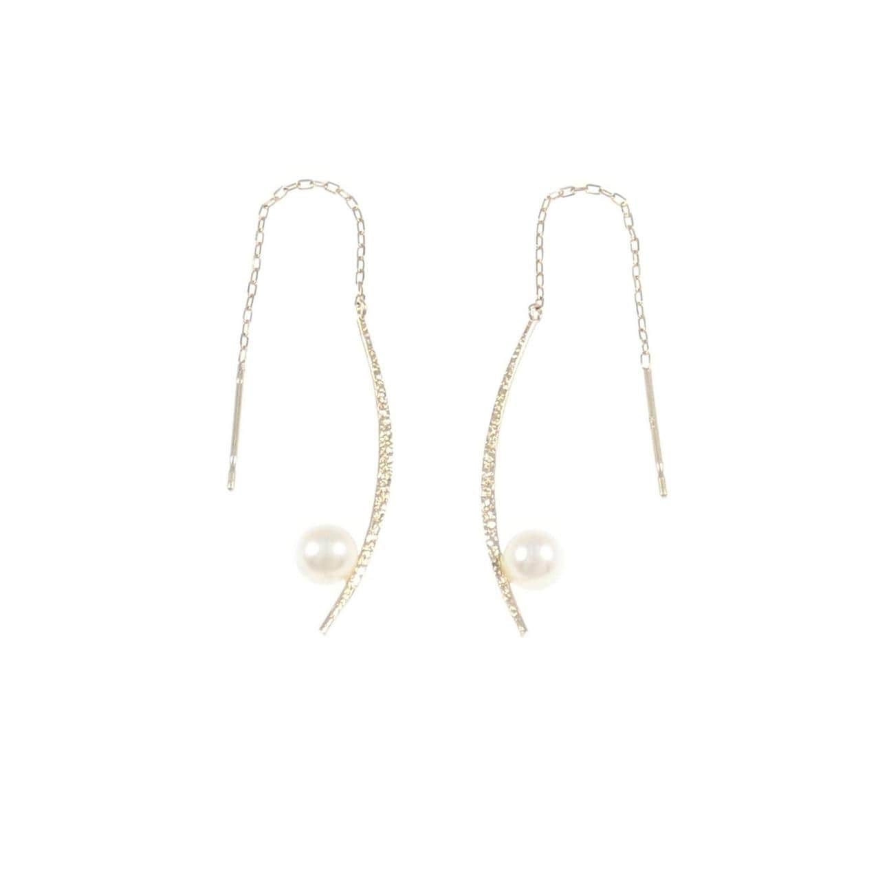 K10PG Akoya珍珠耳環 4.1毫米