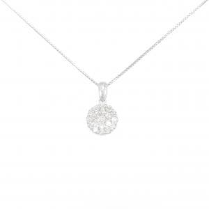 K18WG ダイヤモンド ネックレス 0.50CT