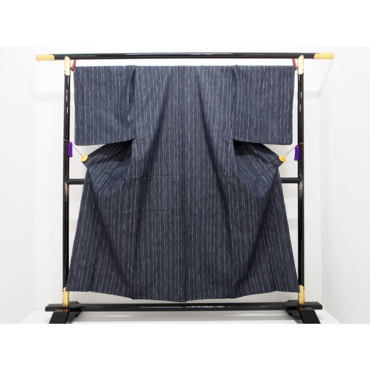 【新品】男物　単衣　岡山デニム