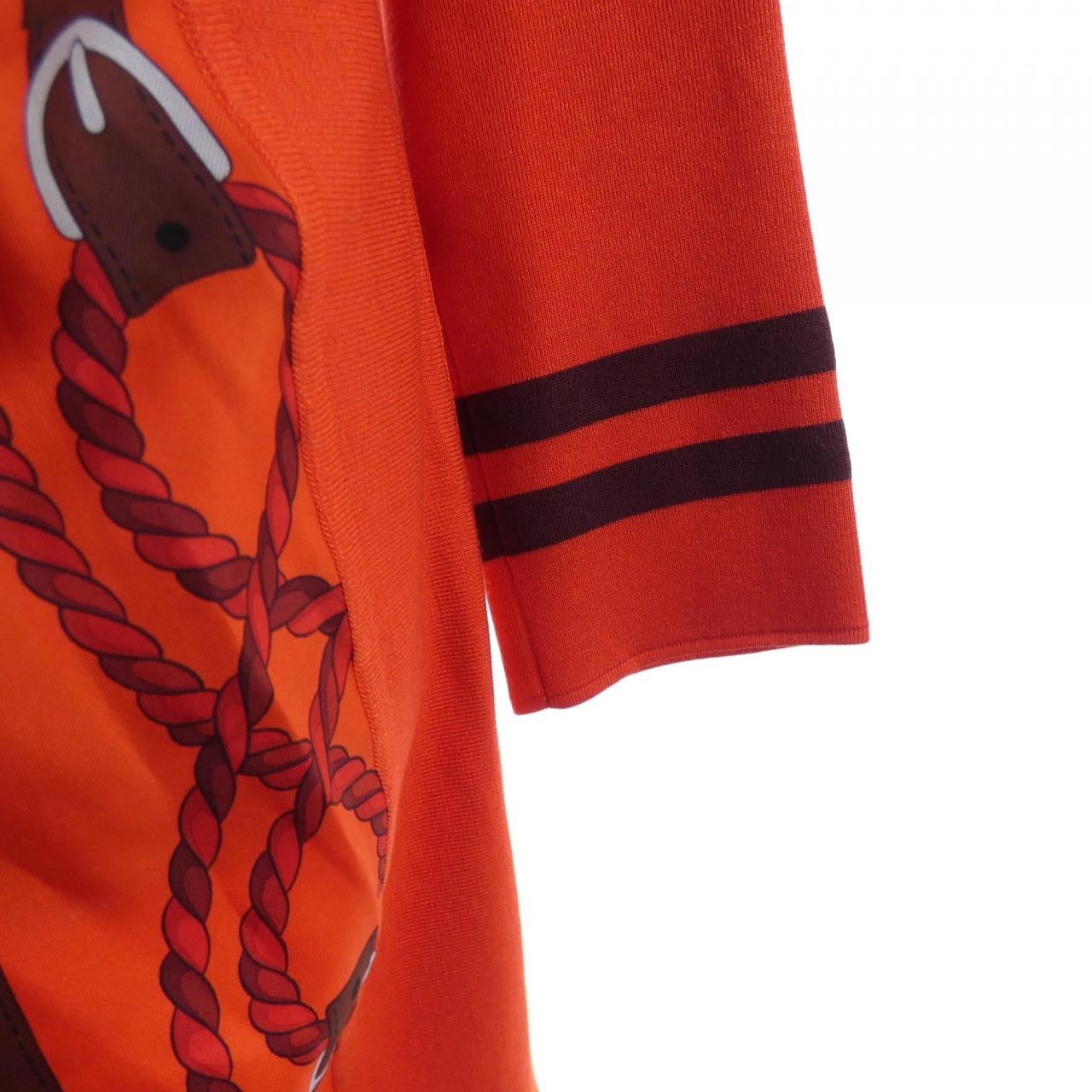 エルメス HERMES ツイルレーヌ ロングカーディガン